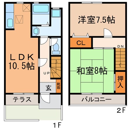 プラザあゆみの物件間取画像